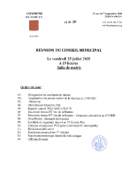 Ordre du Jour CM du 25.07.25
